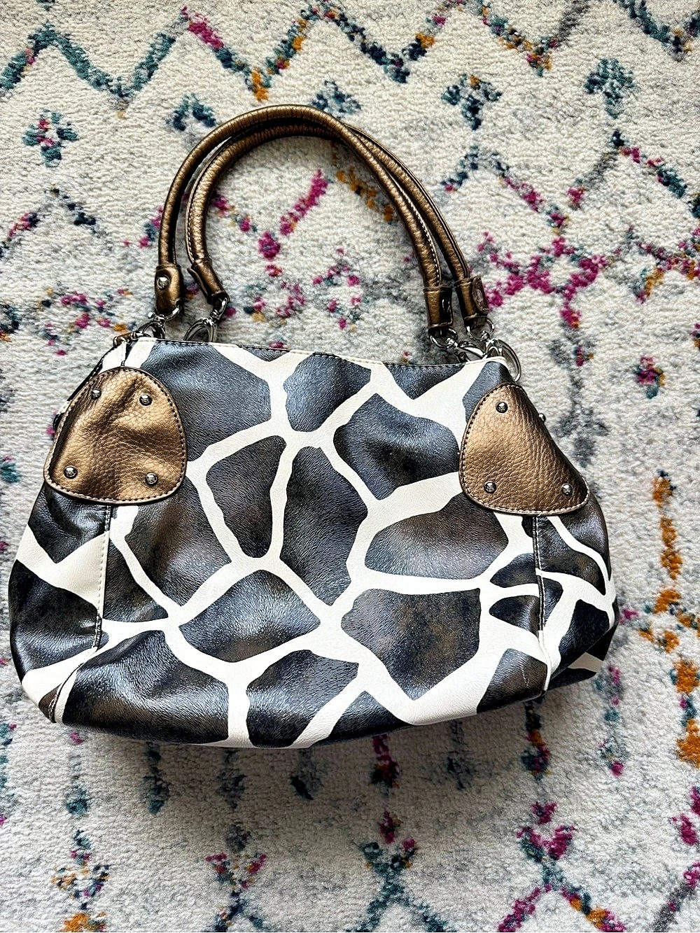 Bueno Y2K Animal Print Shoulder Bag